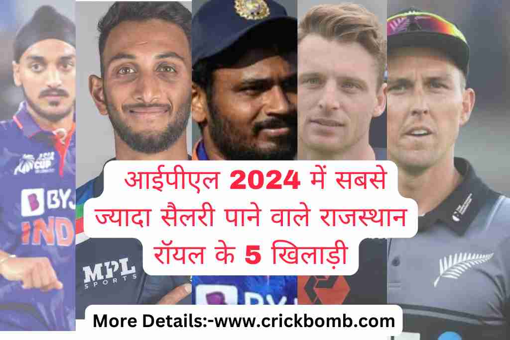 आईपीएल 2024 में सबसे ज्यादा सैलरी पाने वाले राजस्थान रॉयल के 5 खिलाड़ी